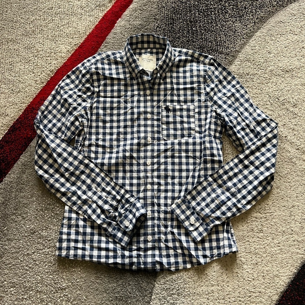 Abercrombie & Fitch Blue Checkered Women’s Shirt